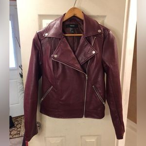 Forever 21 burgundy jacket